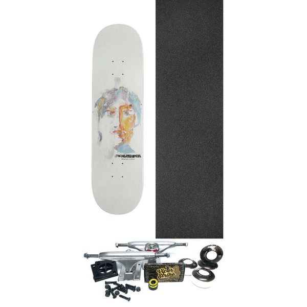 The Heated Wheel Skateboards Brayan Coria Aria Skateboard Deck - 8.38" x 32.1" - Complete Skateboard Bundle